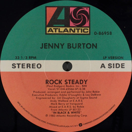 Jenny Burton : Rock Steady (12", Maxi)