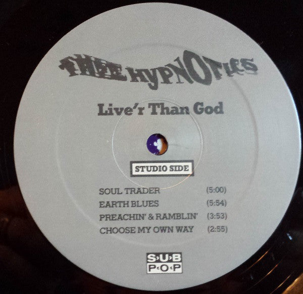 Thee Hypnotics : Live'r Than God (LP, Album)
