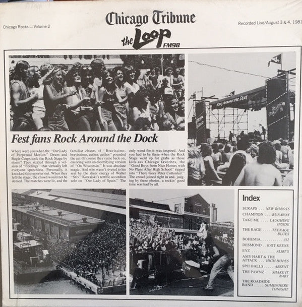 Various : Chicago Rocks Volume II (Live At Chicago Fest) (LP)