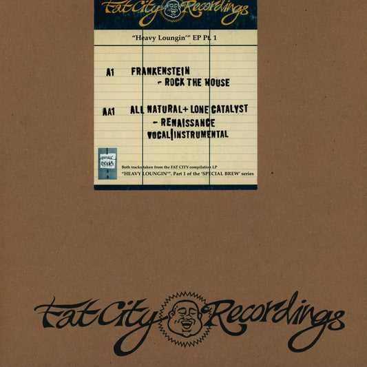 Frankenstein / All Natural : Special Brew - Heavy Loungin' EP Pt. 1 (12", EP)