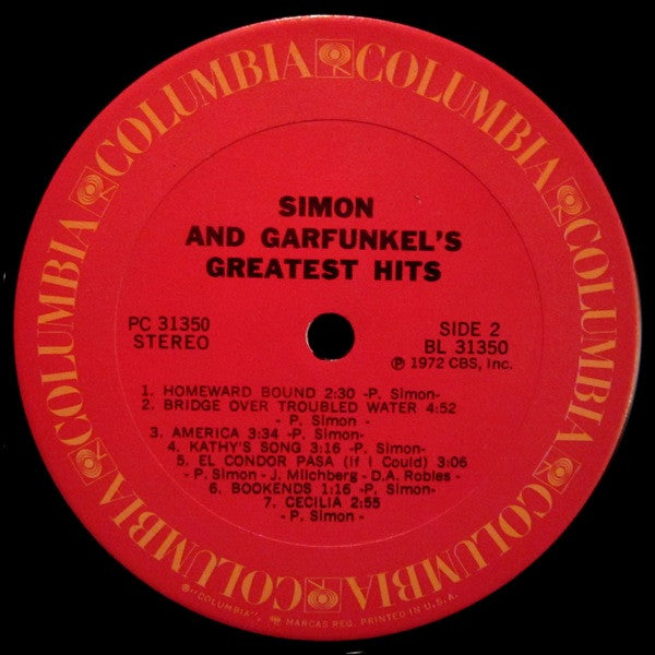 Simon & Garfunkel : Simon And Garfunkel's Greatest Hits (LP, Comp, RP, Ter)