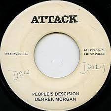 Derrek Morgan* : People's Descision (7")