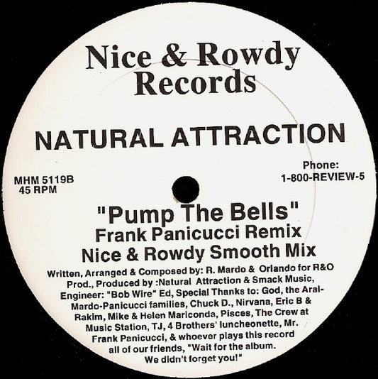 Natural Attraction : Pump The Bells (12")