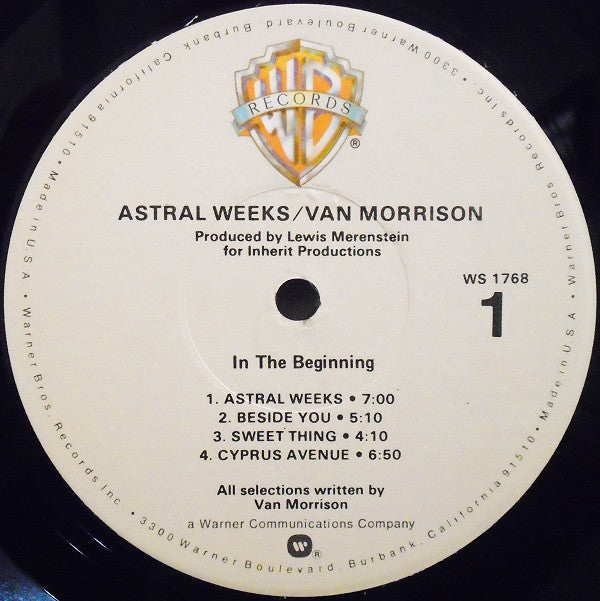 Van Morrison : Astral Weeks (LP, Album, RE, Cre)