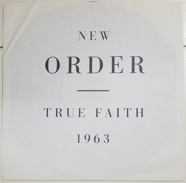 New Order : True Faith / 1963 (12", Spe)
