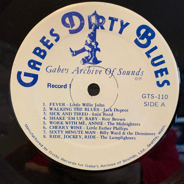 Various : Gabe's Dirty Blues (2xLP, Comp)