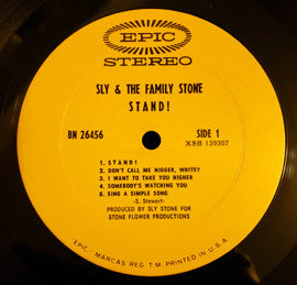 Sly & The Family Stone : Stand! (LP, Album, Uni)