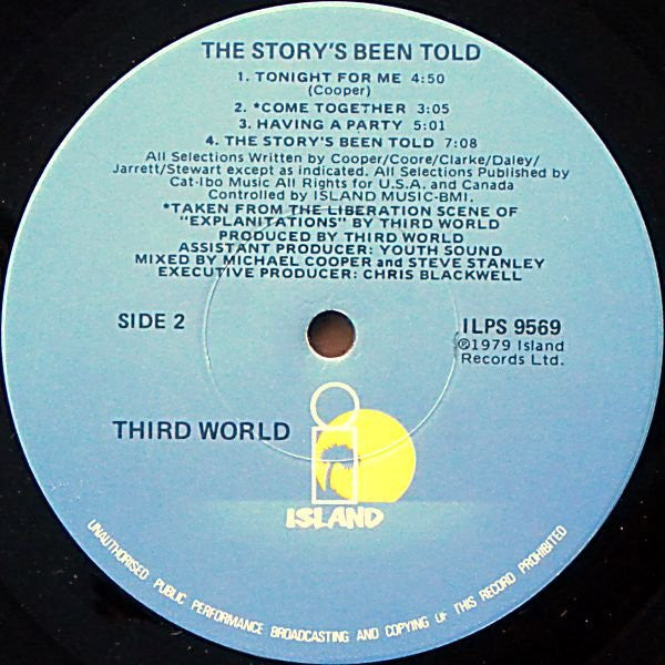 Third World : The Story's Been Told (LP, Album, Win)
