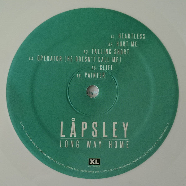 Låpsley : Long Way Home (LP, Album, Club, Whi)