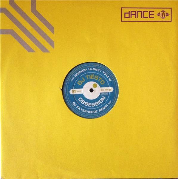 DJ Tiësto & Junkie XL : Obsession (12")