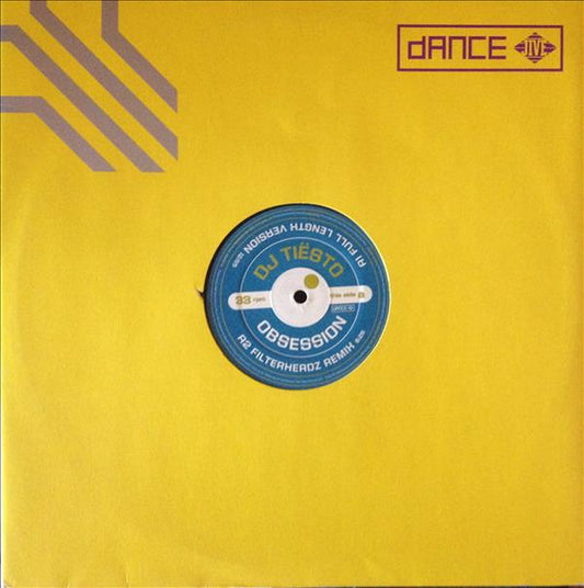 DJ Tiësto & Junkie XL : Obsession (12")