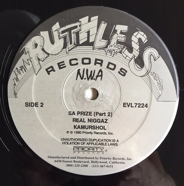 N.W.A. : 100 Miles And Runnin' (12", EP)