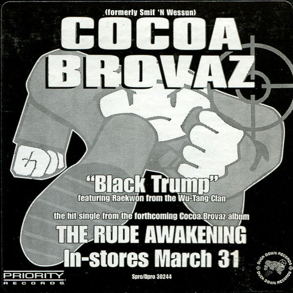 Cocoa Brovaz : Black Trump (12", Promo)