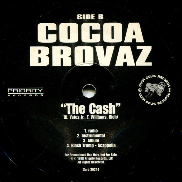 Cocoa Brovaz : Black Trump (12", Promo)