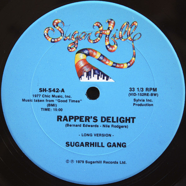 Sugarhill Gang : Rapper's Delight (12", RP, Bes)