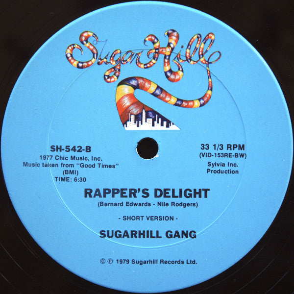 Sugarhill Gang : Rapper's Delight (12", RP, Bes)