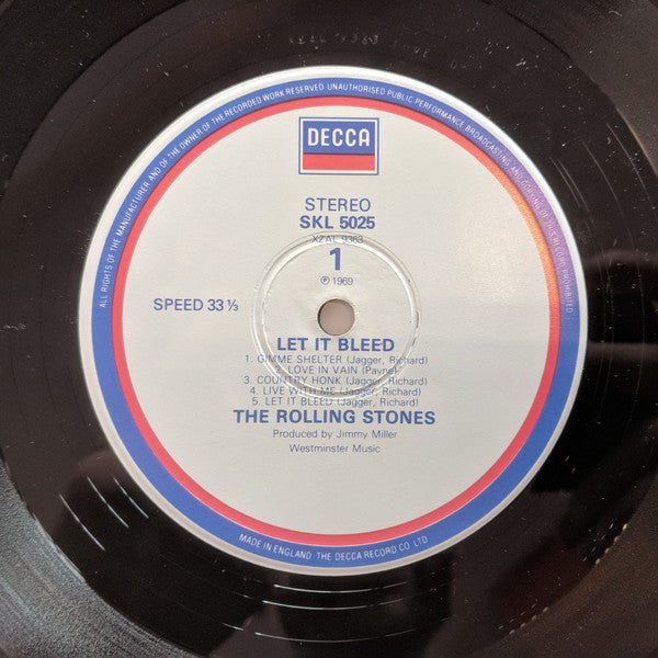 Rolling Stones* : Let It Bleed (LP, Album, Sil)