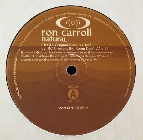 Ron Carroll : Natural (12")