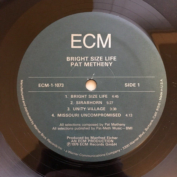 Pat Metheny : Bright Size Life (LP, Album)